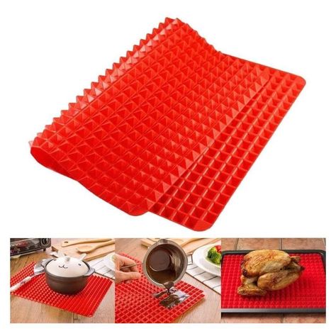 Tapete De Silicona Reductor De Grasa Alimentos Horno Cocina-2