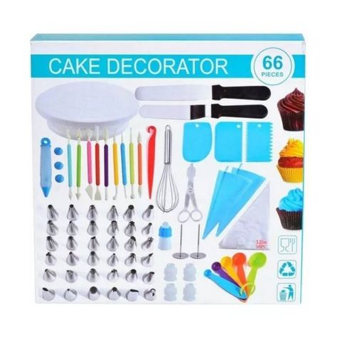Set 66 Piezas Reposteria Plato Giratorio Kit -0