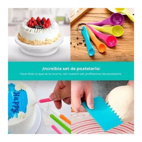 Set 66 Piezas Reposteria Plato Giratorio Kit -2