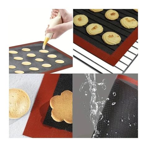 Alfombrilla Tapete De Silicón Microperforados Hornear Cocina-1