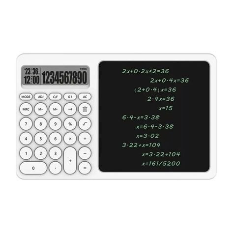 Calculadora Tablero De Escritorio Con Pantalla Lcd Escritura-0