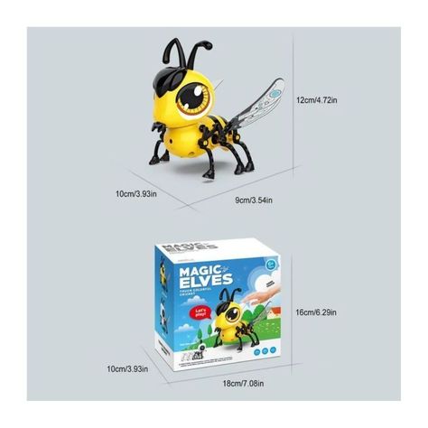 Robot Abeja Camina Con Sonido Y Luz Para Niños-3