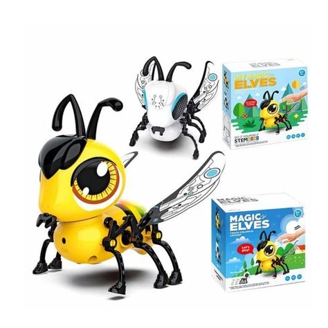 Robot Abeja Camina Con Sonido Y Luz Para Niños-2