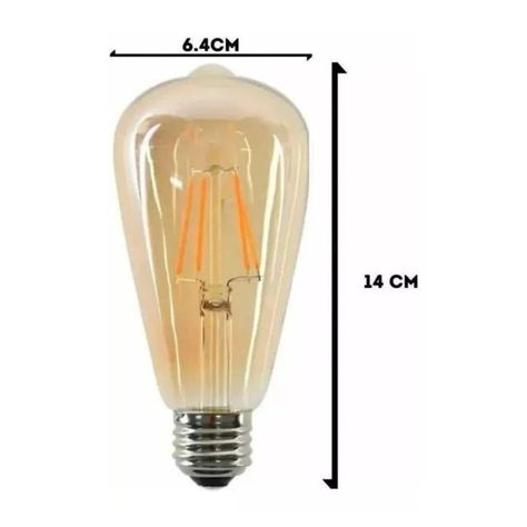 Bombilla Led Vintage Cálido 4w E27-2