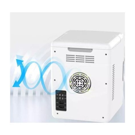Mini Nevera Refrigerador Skincare Cooler 12 Litros Blanca Casa Auto-4