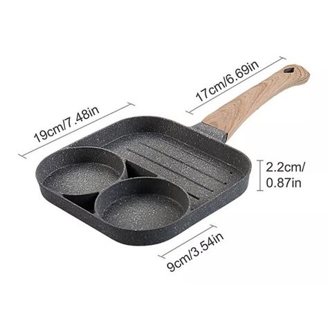 Sarten Manual Multiuso para Huevos Hamburguesa -4