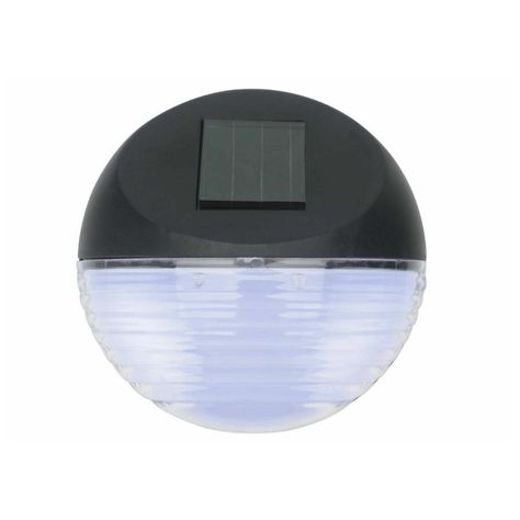 Pack 2 Lampara Solar Redonda Sensor Fotocélula Para Pared-0