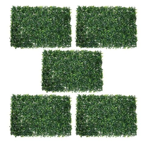 Pack 5 Pasto Palmeta Artificial Trebol Vetrical 60x40cm-2