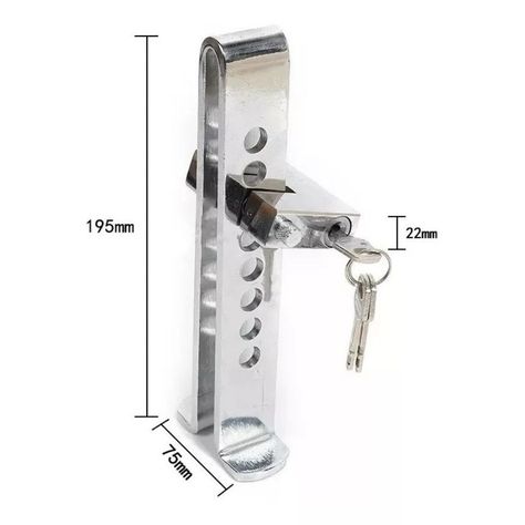 Traba Pedal Para Autos Candado Llave Antirrobo -3