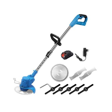 Cortadora De Pasto + Mini Moto Sierra Kit Inalámbrico 2 En 1-2
