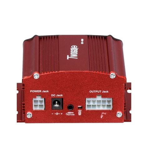 Amplificador De Moto Alarma Bluetooth Usb Control 2x25w 12v-2