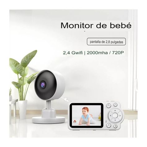 Cámara Baby Video Monitor Bebes Micrófono Cámara Para Bebes-3
