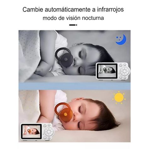 Cámara Baby Video Monitor Bebes Micrófono Cámara Para Bebes-5