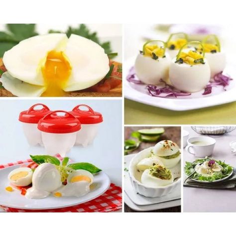 Silicone Egg Boil Hervidor De Huevos Cocina Hueveras-1