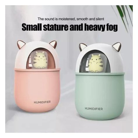 Humidificador De Aire Eléctrico Usb Rosado-2