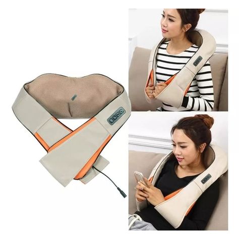 Masajeador Eléctrico Lumbar Cuello Cervical Multi Masaje -5