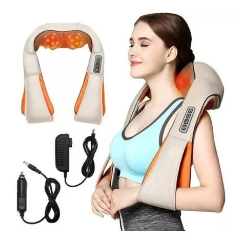 Masajeador Eléctrico Lumbar Cuello Cervical Multi Masaje -7