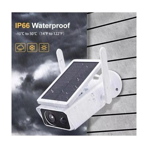 Cámara De Seguridad Solar Al Aire Libre 1080p-1