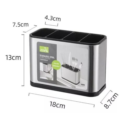 Soporte Para Utensilios De Cocina De Acero Inoxidable-1