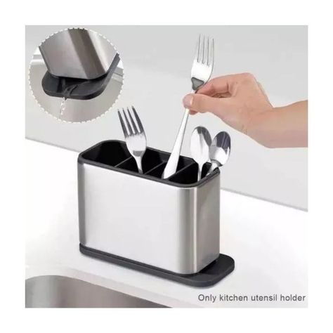 Soporte Para Utensilios De Cocina De Acero Inoxidable-3