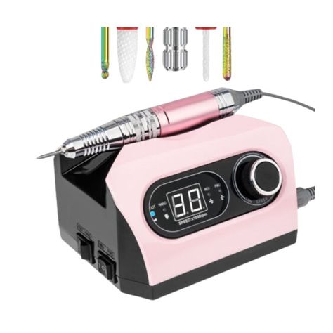Pulidor Drimel Eléctrico Pantalla Digital 6 Brocas Manicura-2