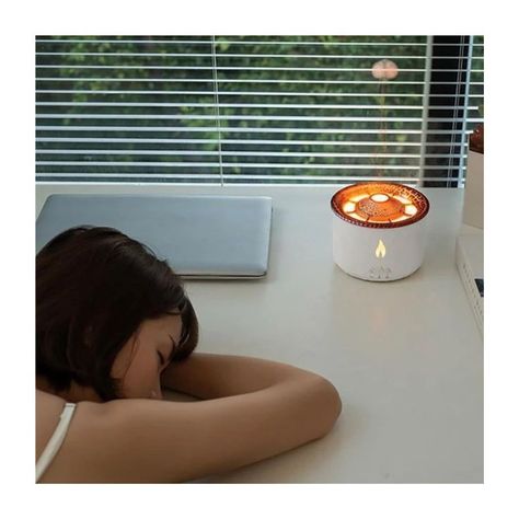 Humidificador Difusor Purificador Volcan Erupcion -1