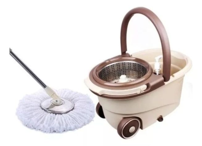 Mopa Trapeador Giratorio 360 Marron-1