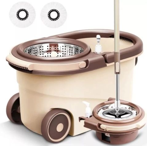 Mopa Trapeador Giratorio 360 Marron-2