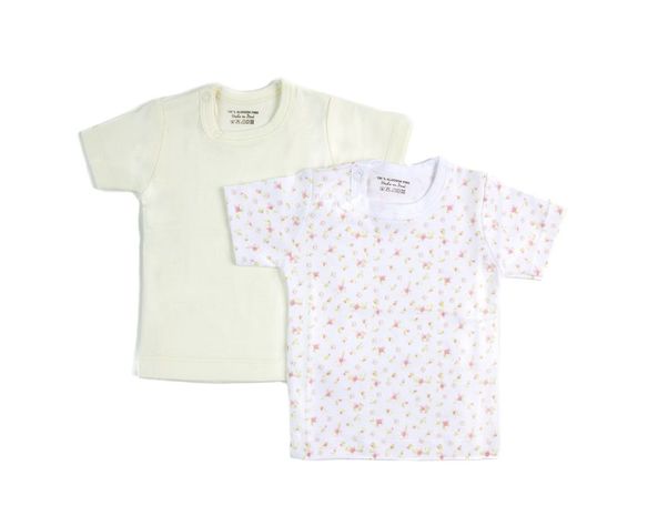 Pack 2 Camisetas Flores Algodón Peruano-0
