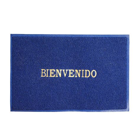 LIMPIAPIES BIEVENIDO COLOR AZUL 90x60 cm ARTHOME-0