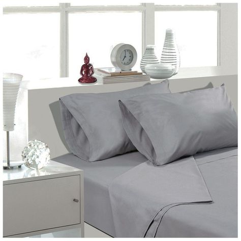 Sábana ArtHome - 2,0 Plazas - Gris -144 Hilos-1