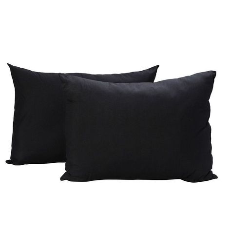 Pack 2 Almohadas + Sabana Negra 2 Plazas Arthome-3
