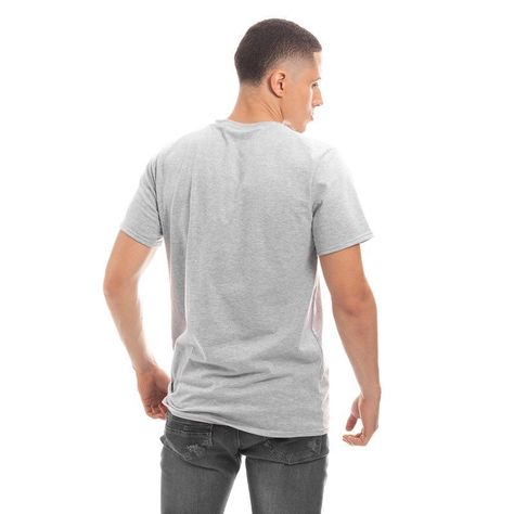 POLERA HOMBRE CUELLO REDONDO MANGA CORTA GRIS-4