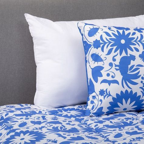 Plumon Mexico Azul 2 Pl + Pack Almohadas Blanco Arthome-1