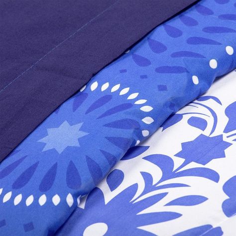COMBO 37 PLUMON MEXICO REVERSIBLE AZUL 1.5 PLAZAS-5