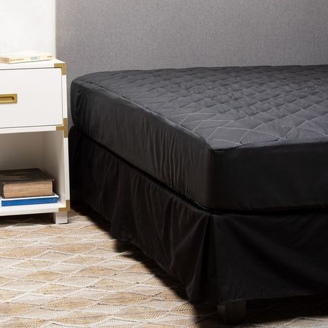 Cubrecolchon + Faldon Negro Arthome 2 Plazas-1