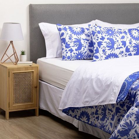 COMBO 32 PLUMON MEXICO REVERSIBLE AZUL 1.5 PLAZAS-2