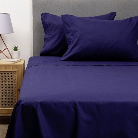 PACK 2 SABANAS ARTHOME ROJO + AZUL 1,5 PLAZAS-2