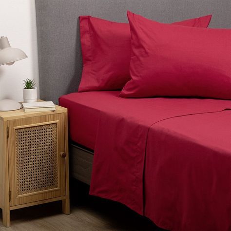PACK 2 SABANAS ARTHOME ROJO + AZUL 1,5 PLAZAS-3