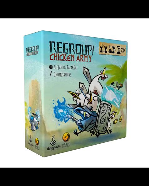 Regroup chicken army juego de mesa-2