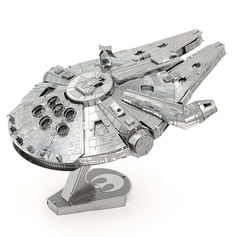 Star wars millennium falcon puzzle 3d metal earth iconx-0