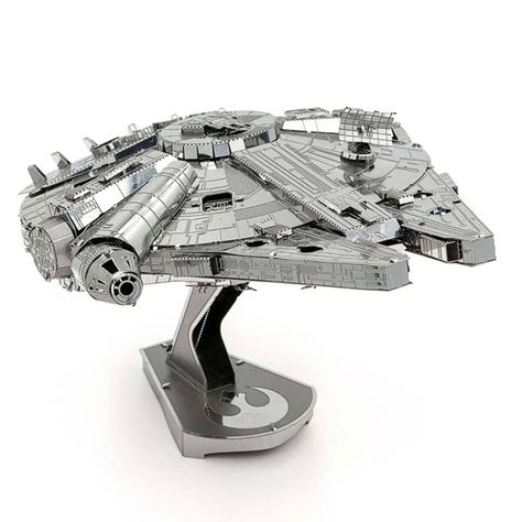 Star wars millennium falcon puzzle 3d metal earth iconx-1