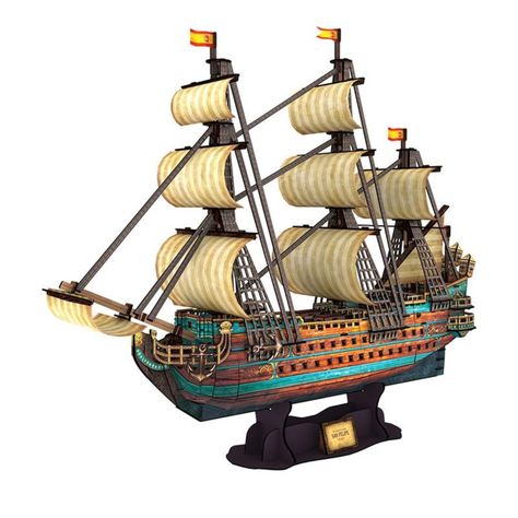 Puzzle 3d the spanish armada san felipe -0
