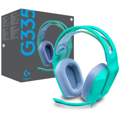 Audífono Gamer Logitech G335 Mint-3