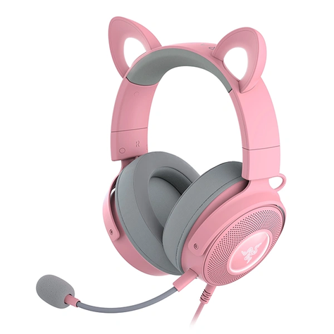 Audífono Razer Kraken Kitty v2 Pro Quartz-0