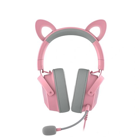 Audífono Razer Kraken Kitty v2 Pro Quartz-4
