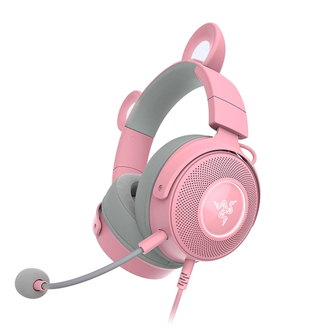 Audífono Razer Kraken Kitty v2 Pro Quartz-5