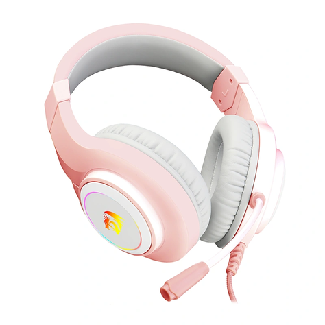 Audífono Redragon H260 Hylas Pink RGB-4