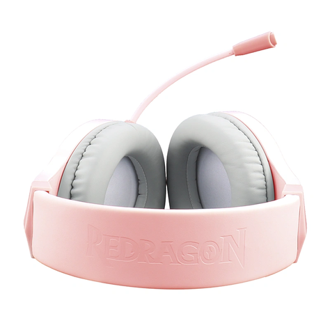 Audífono Redragon H260 Hylas Pink RGB-5