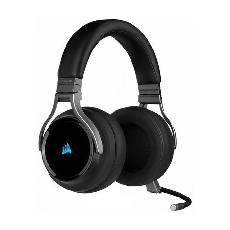 Audífono Corsair Virtuoso RGB Black Wireless-5